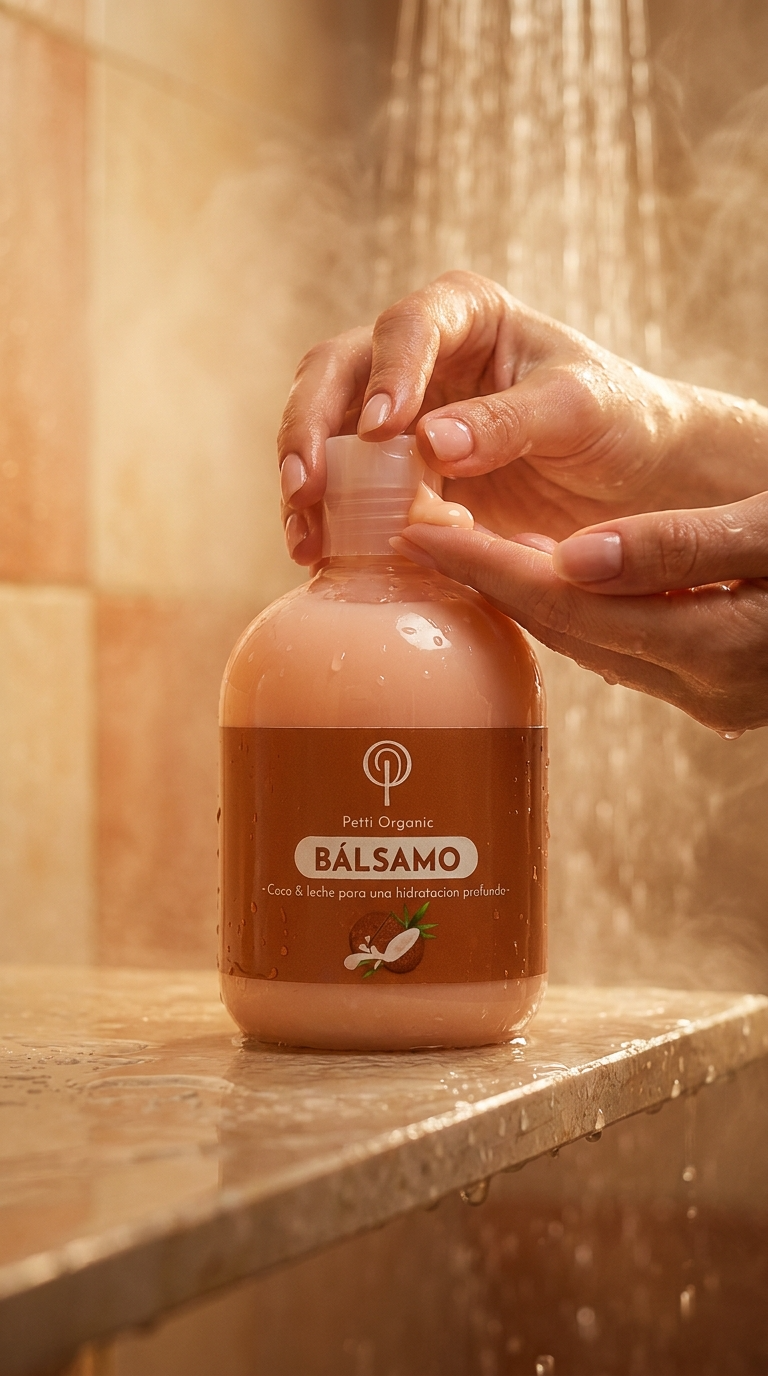 Bálsamo de Coco y Leche Petti Organic - vista 2