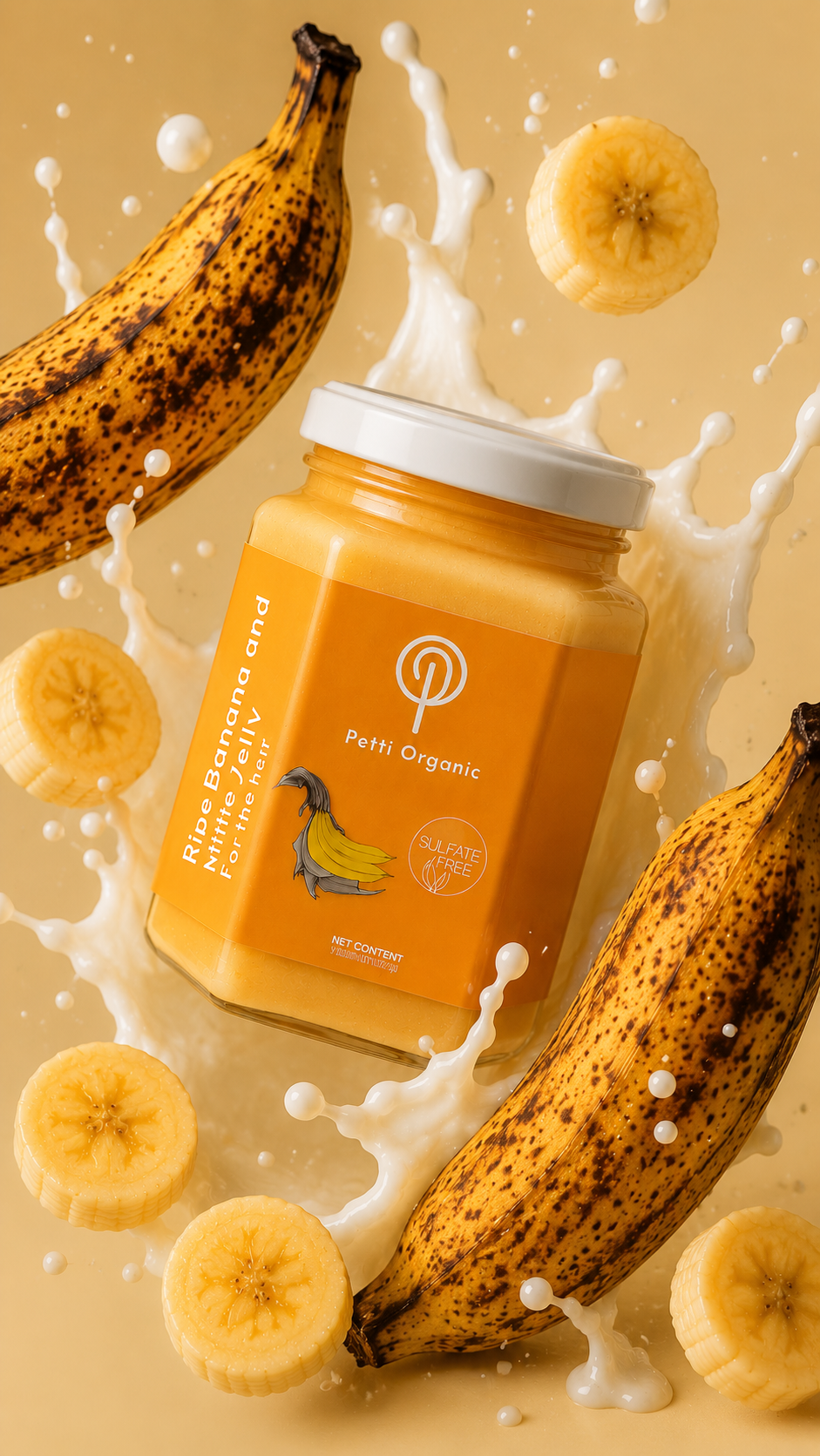 Proteína de Plátano Maduro y Leche Petti Organic - vista 1