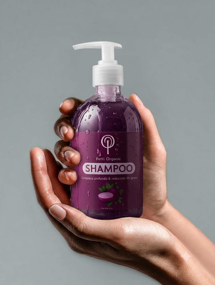 Shampoo Cebolla Roja Petti Organic - vista 3